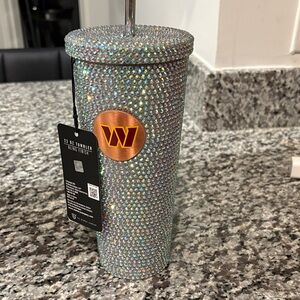 NFL Iridescent Tumbler with Orange Logo